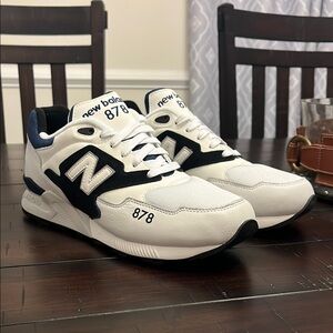 New Balance 878 Shoes Sneakers white black ML878AAA Men’s Size 9.5